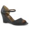 Kimberly-05 - Black Faux Leather  