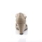 Kimberly-05 - Taupe Faux Leather  