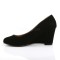 Kimberly-08 - Black Nubuck Suede  
