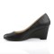 Kimberly-08 - Black Faux Leather  