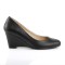 Kimberly-08 - Black Faux Leather  