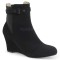 Kimberly-102 - Black Nubuck Suede  