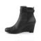 Kimberly-102 - Black Faux Leather  