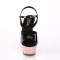 Kiss-209 - Black Pat Rose Gold Chrome  