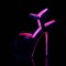 Kiss-209TT - Black Pat Neon Pink  
