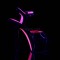 Kiss-209TT - Black Pat Neon Pink  