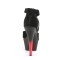 Kiss-221 - Black Nubuck Red Pat Matte  