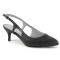 Kitten-02 - Black Faux Leather  