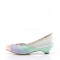 LULU-05 - White Mint Multi Faux Leather