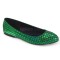 Mermaid-21 - Green Hologram Pu  