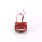 Monroe-01 - Red Faux Leather  