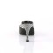 Monroe-05 - Black Faux Leather  