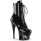 Moon-1020SK - Black Patent Pewter