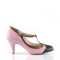 PEACH-03 - Pink Multi Faux Leather