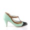 PEACH-03 - Mint Multi Faux Leather