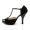 Pinup-02 - Black Suede Patent