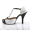 Pinup-02 - Black White Patent