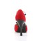 Pinup-02 - Red Suede Black Patent