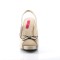 Pinup-10 - Cream Black Pat  