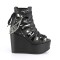 Poison-95 - Black Vegan Leather  