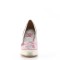 POPPY-18 - Pink Cream Faux Leather