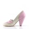 POPPY-18 - Pink Cream Faux Leather