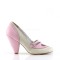 POPPY-18 - Pink Cream Faux Leather