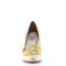 POPPY-18 - Yellow Cream Faux Leather