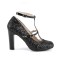 Queen-01 - Black Glitter Pat  