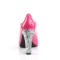 Queen-02 - Pink Pat Silver Glitter  