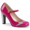 Queen-02 - Pink Pat Silver Glitter  