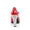 Queen-02 - Red Pat Silver Glitter  