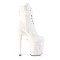 Rapture-1020STR-LT - White Faux Leather Matte