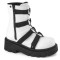Renegade-50 - White Vegan Leather Nylon
