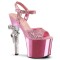 Revolver-709G - Pink Multi Glitter Chrome  