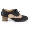Russell-34 - Black Tan Faux Leather  