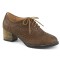 Russell-34 - Brown Faux Leather  