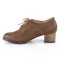 Russell-34 - Brown Faux Leather  