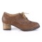 Russell-34 - Brown Faux Leather  