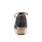 Russell-34 - Black Faux Leather  