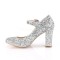 Sabrina-07 - Silver Glitter  
