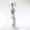 Seduce-3000WC - Silver Stretch Metallic Pu