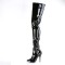 Seduce-4000 - Black Stretch Patent