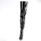 Seduce-4000 - Black Stretch Patent