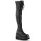 Shaker-374 - Black Stretch Vegan Leather