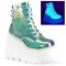 Shaker-52 - UV Green Shifting Glitter Vegan Leather  