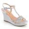 Silvie-20 - Silver Shimmering Fabric  
