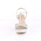 Silvie-20 - Silver Shimmering Fabric  
