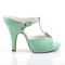 Siren-09 - Mint Faux Leather  