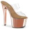 Sky-302 - Clear Rose Gold Chrome  
